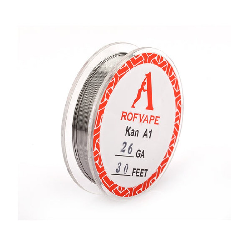 Rofvape Kanthal A1 Wire 24-26-28GA(0.5mm-0.4mm-0.32mm) Diameter (30 Feet)