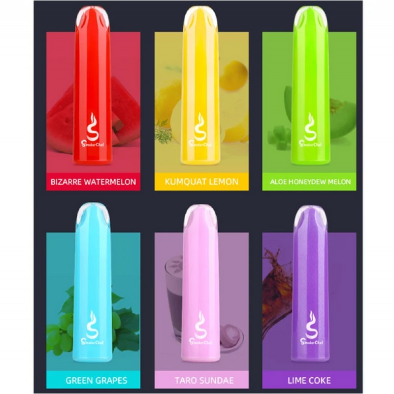 Smoker Chat Disposable Vape Device 400mAh 800 Puff...