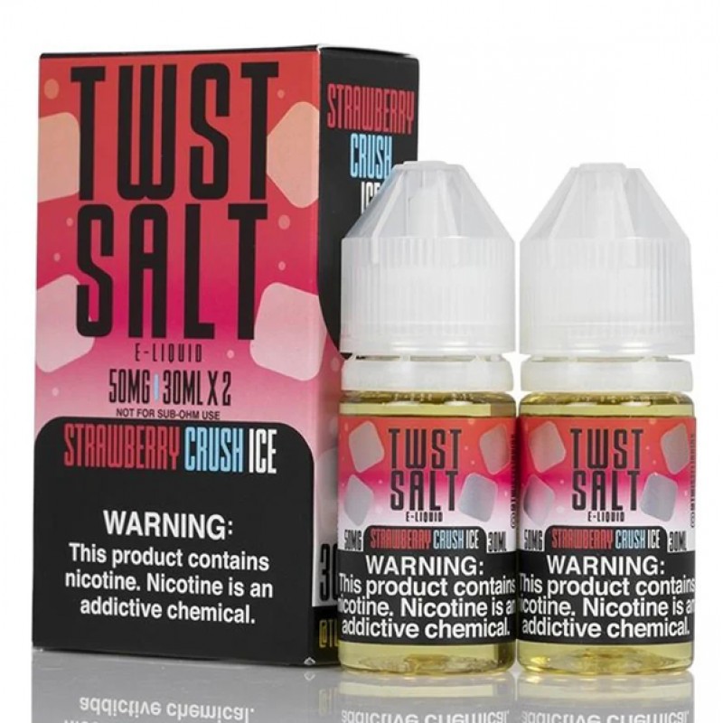 Twist Salt Strawberry Crush Ice E-juice 60ml -  U....