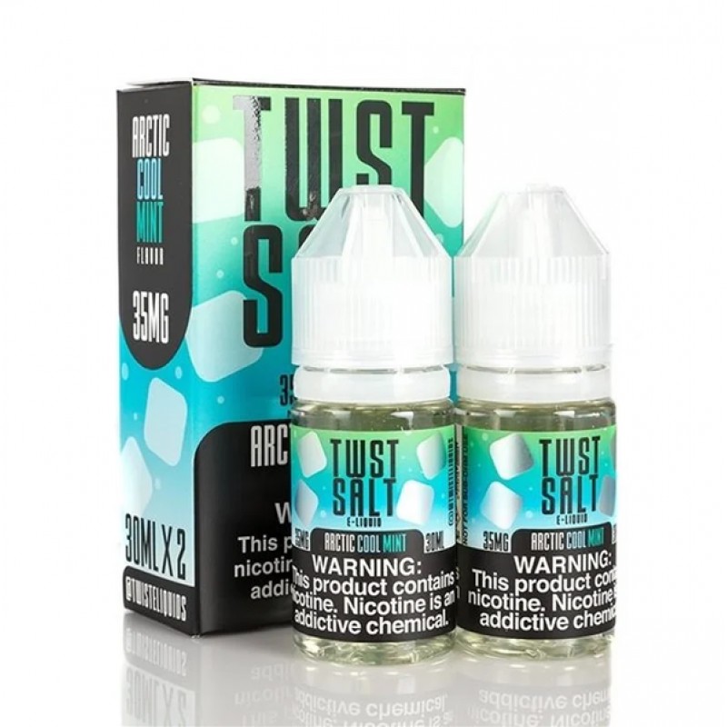 Twist Salt Arctic Cool Mint E-juice 60ml - U.S.A. ...