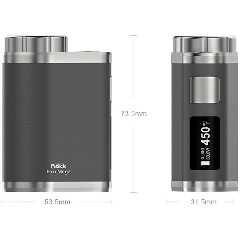 Eleaf iStick Pico Mega 80W Battery Mod with 18650-26650 Batteries