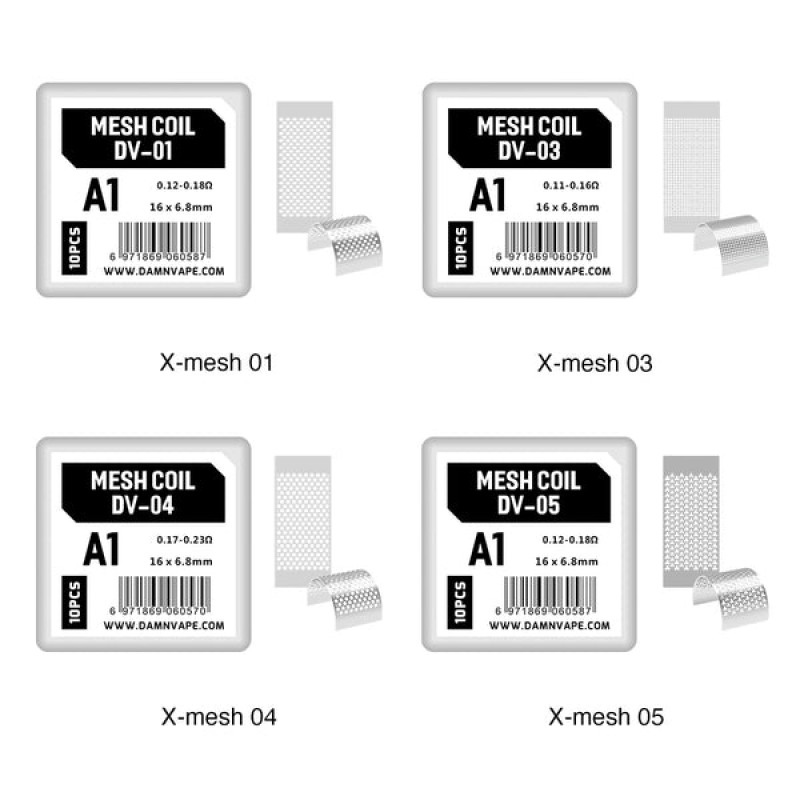 Damn Vape DOOM X RTA Replacement Mesh Coil 10pcs