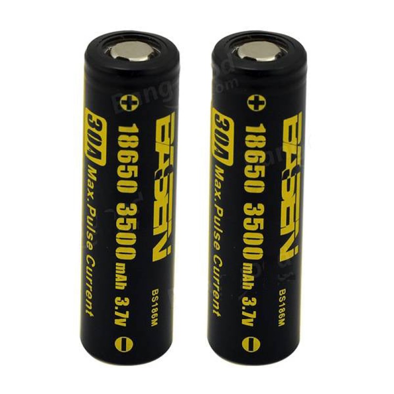 Basen BS186M 18650 3500mAh 30A Rechargeable Batter...