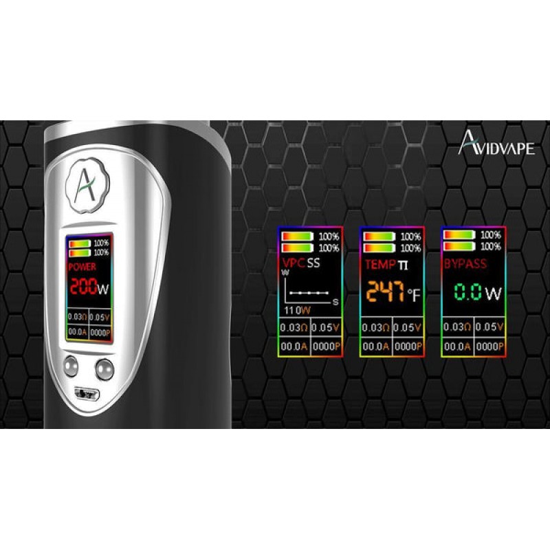 Avidvape Throne Squonker 200W TC Kit