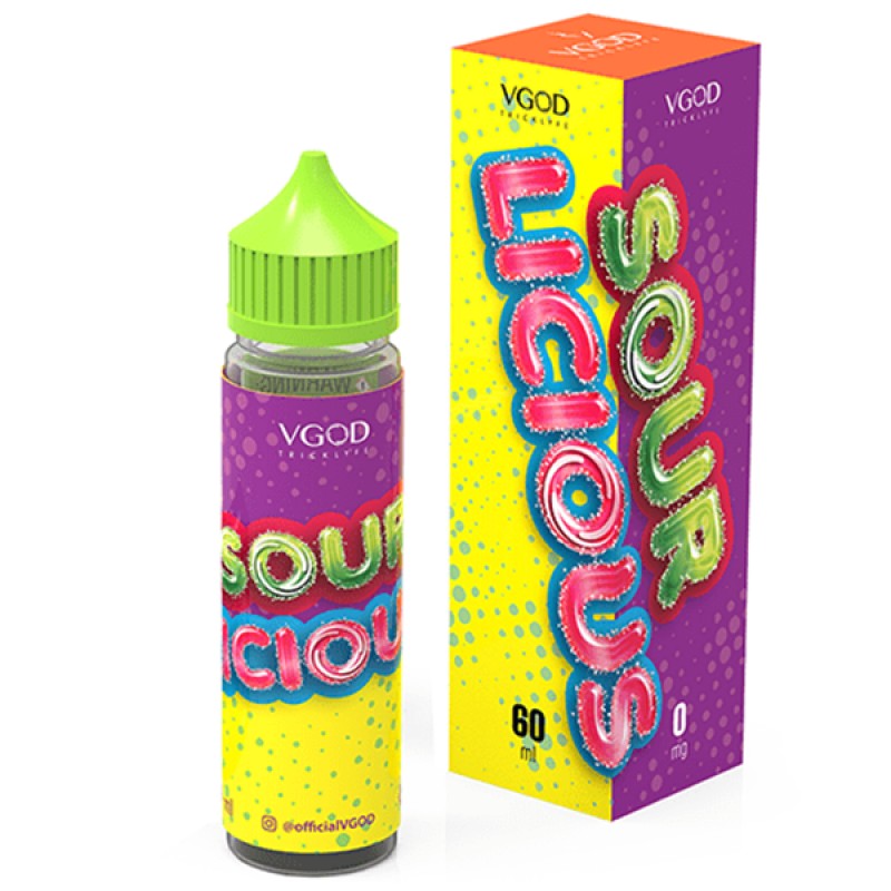 VGOD Sour licious E Juice-E-Liquid (60ML)(Only shi...