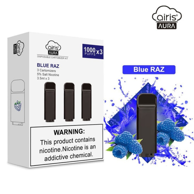 Airs Aura Replacement Pod 3pcs/pack 3*1000puffs