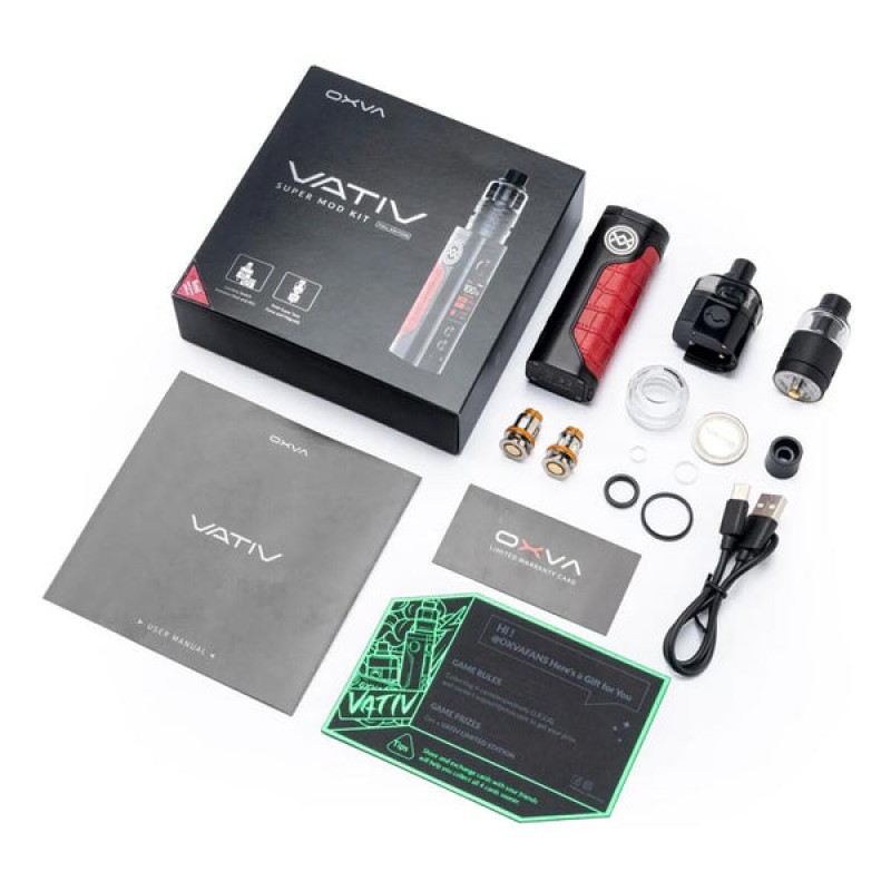 OXVA Vativ 100W Kit With Unione PnM Tank Atomizer 5ml