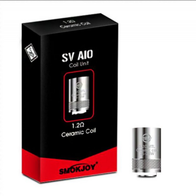 5PCS-PACK Smokjoy SV AIO Replaceable Ceramic Coil ...