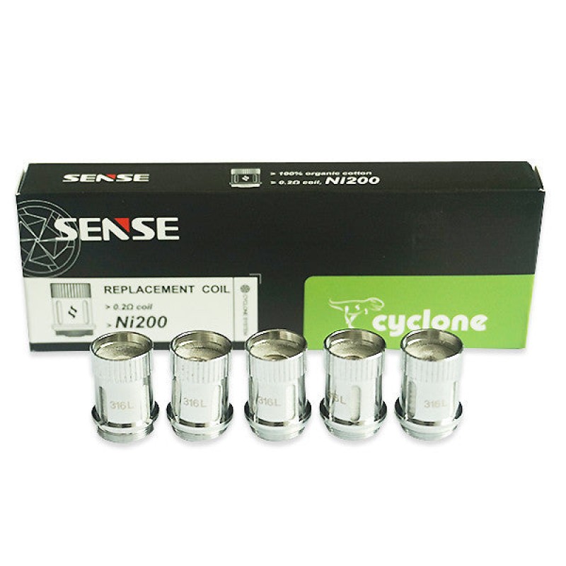 5PCS-PACK Sense Cyclone Sub- Ohm Replacement Coil ...