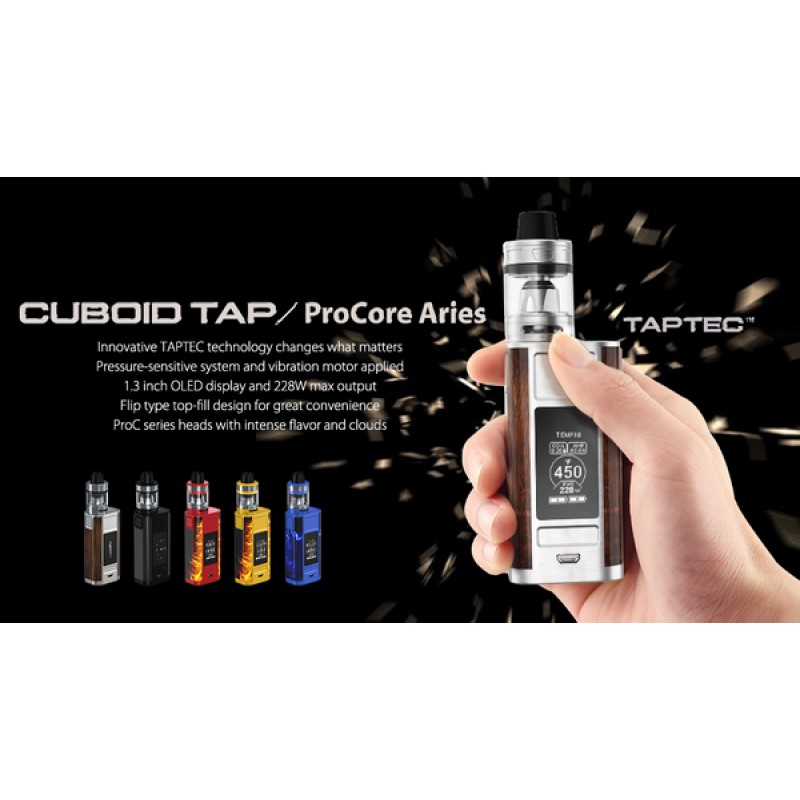 Joyetech CUBOID TAP Starter Kit with ProCore Aries Tank (4ML)