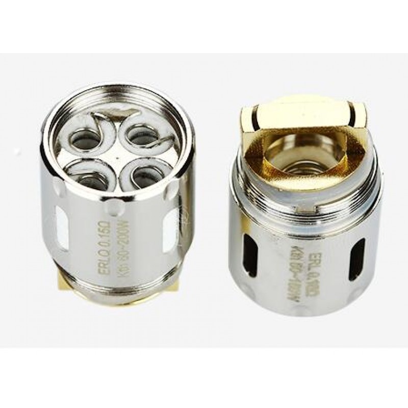 5PCS-PACK Eleaf ERLQ Quadruple Coil Head 0.15 Ohm for MELO RT 25