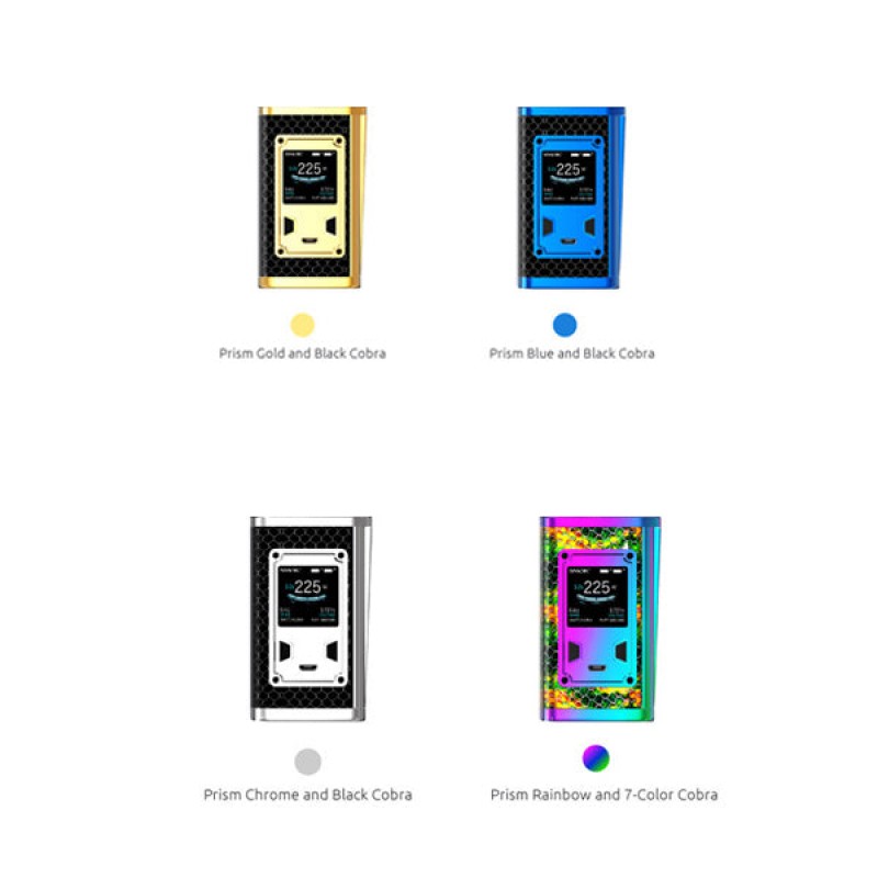 SMOK Majesty 225W Luxe Edition Box Mod Cobra Resin...