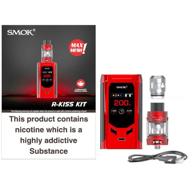 SMOK R-Kiss 200W Starter Kit with 2ml TFV-Mini V2 Tank