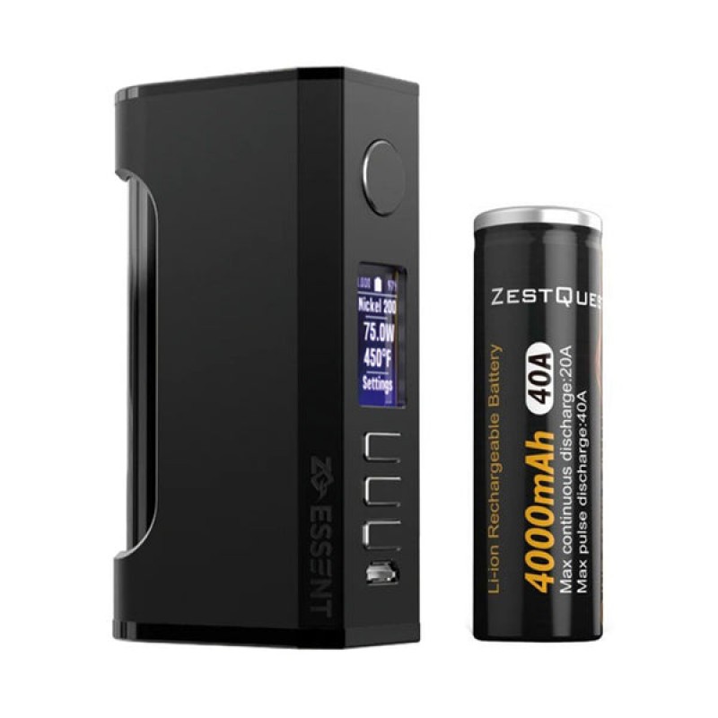 ZQ Essent DNA75C TC Box Mod with 21700 Li-ion Batt...