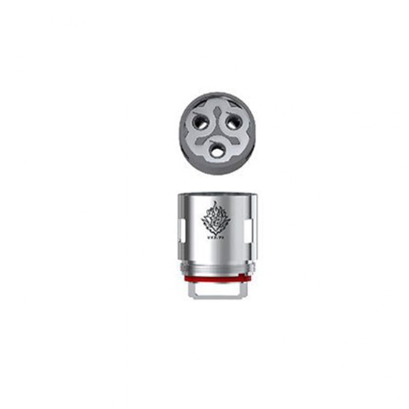 3PCS-PACK SMOK TFV12 Tank V12-T6 Sextuple Coil 0.1...