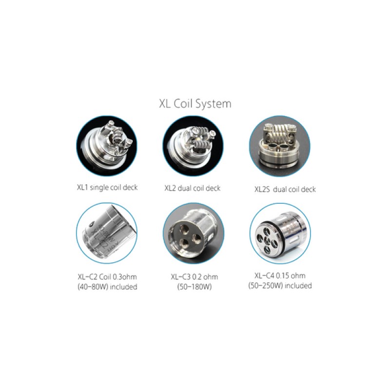 3PCS-PACK IJOY Limitless-EXO XL-C4 Chip Coil 0.15 Ohm