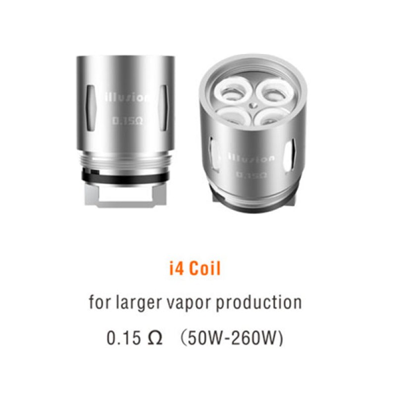 3PCS-PACK Geekvape illusion I4 Coil 0.15 Ohm