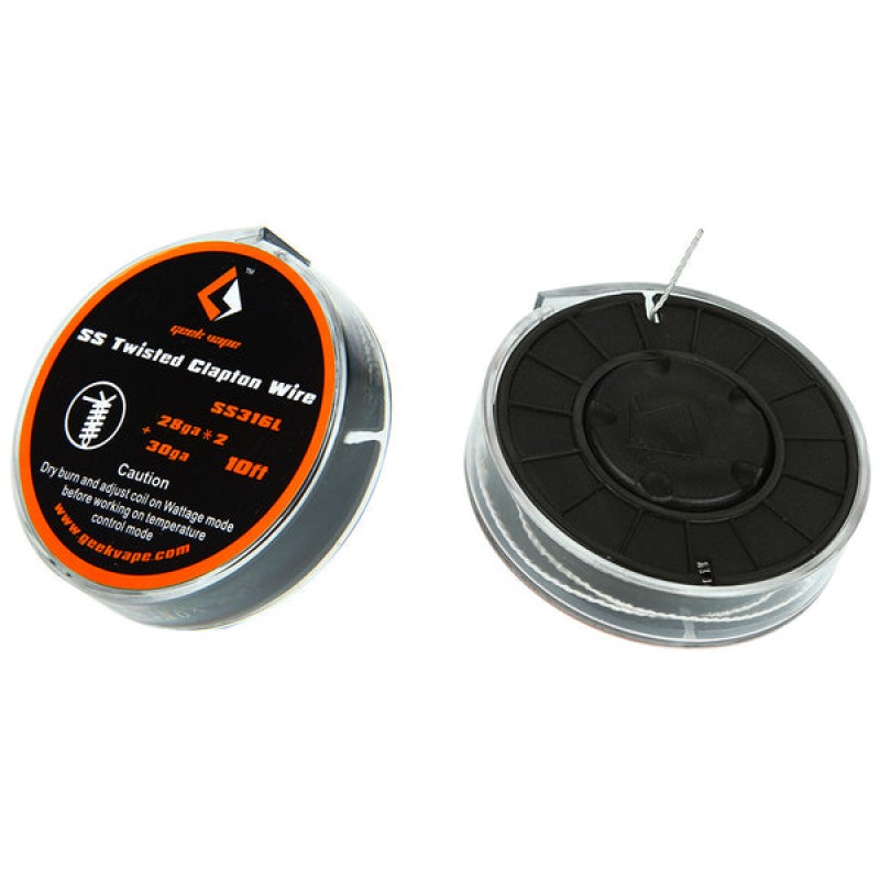 1PCS-PACK Geekvape SS Twisted Clapton TC Wire (28ga*2+30ga) 10FT