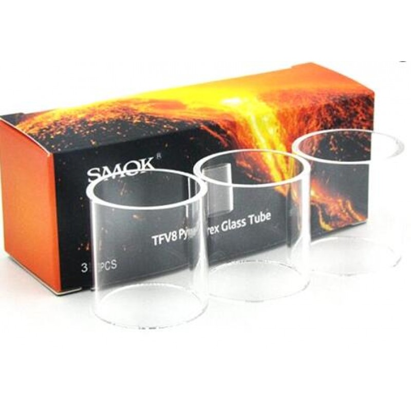 3PCS-PACK SMOK TFV8 Replacement Pyrex Glass Tube